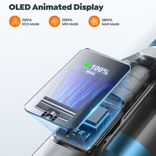 Buture VC60 juhtmevaba tolmuimeja, 450 W, 38 kPa