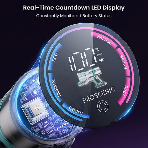 Proscenic P16 juhtmeta tolmuimeja 550 W / 50 kPa / 55 min