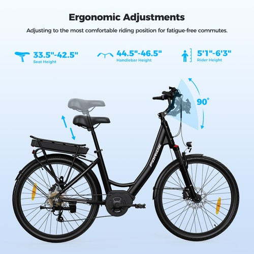Foride Urbano 2 elektriline jalgratas, 250W 36V 13Ah