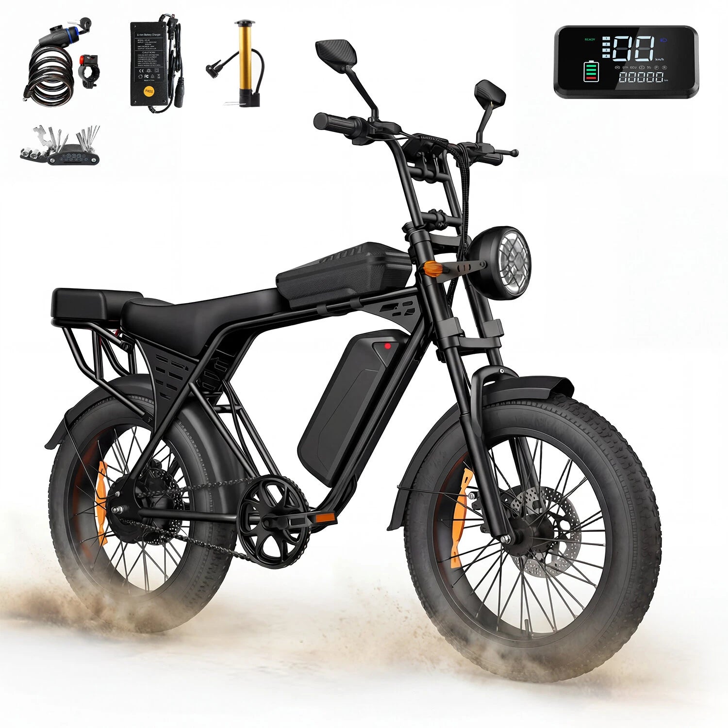AtlasTrek X5 elektrijalgratas 48V 15Ah 250W
