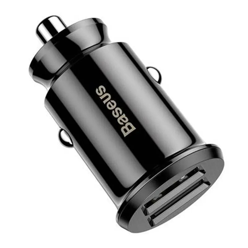 Baseus Grain Car Charger 2x USB 5V 3.1A (black)