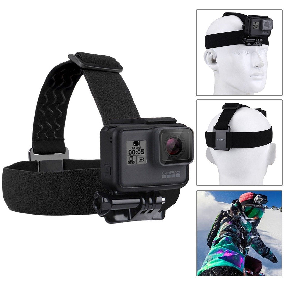 Set of 53 Puluz accessories for sports cameras PKT16