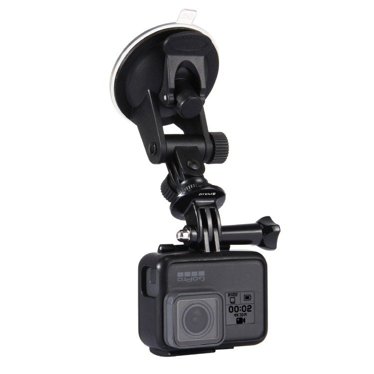 Puluz car windshield mount for sports cameras (including Osmo Action 5 Pro, Insta360 X5)