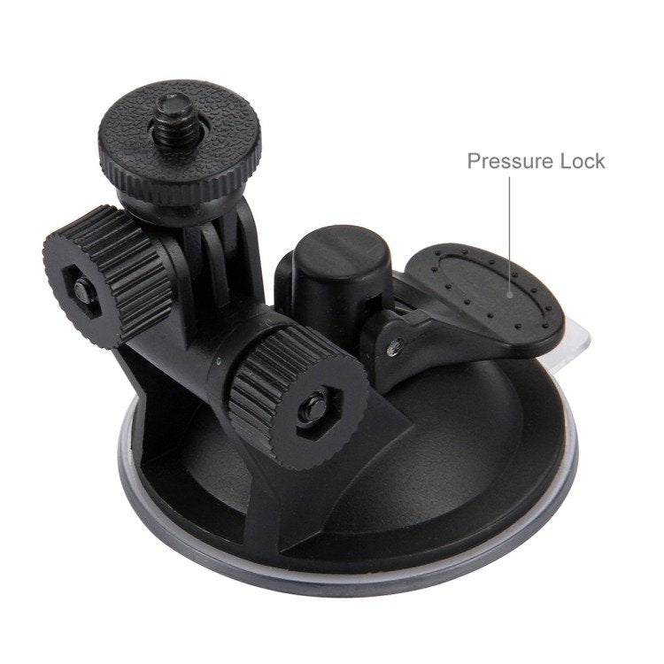Puluz car windshield mount for sports cameras (including Osmo Action 5 Pro, Insta360 X5)