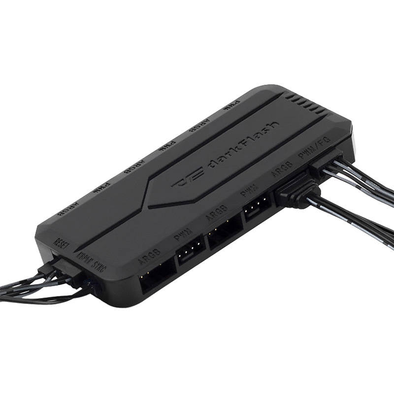 Fan control box for computer Darkflash RC2 RGB PWM (black)