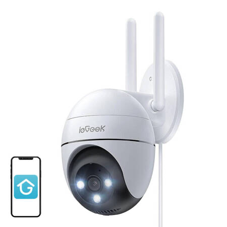 WiFi 3MP juhtmevaba panoraam-/kallutamiskaamera ieGeek ZS-GQ2