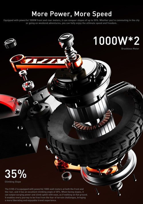 Joyor S10-S-Z elektritõukeratas 18 Ah 1000W*2