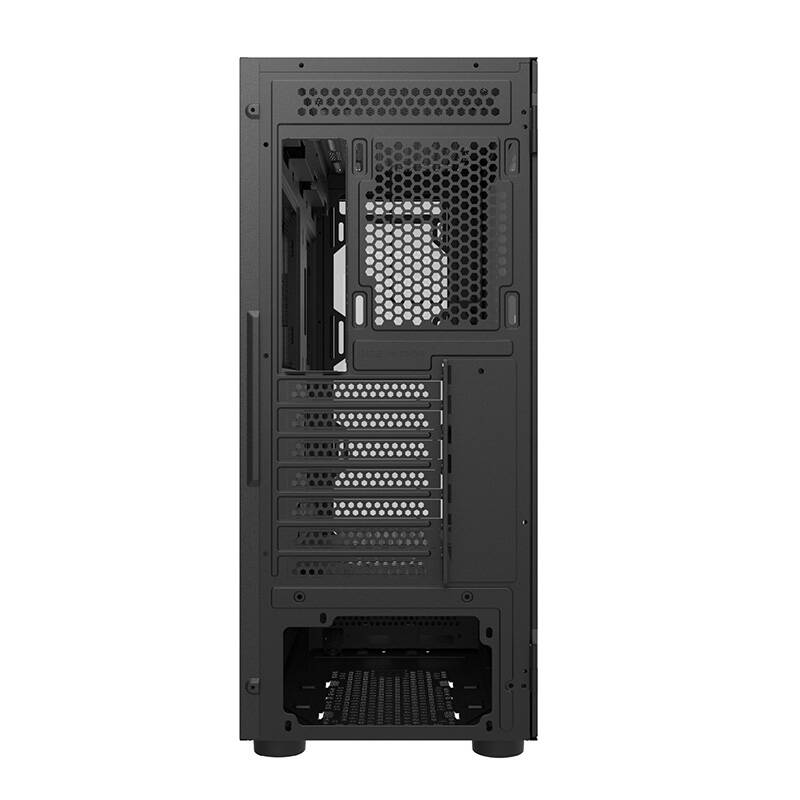 Darkflash DK431 Glass computer case (black) + 4 RGB fans