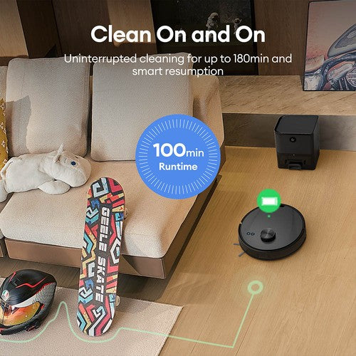Ultenic T10 Lite robottolmuimeja LiDAR-navigatsiooniga, 4500 Pa