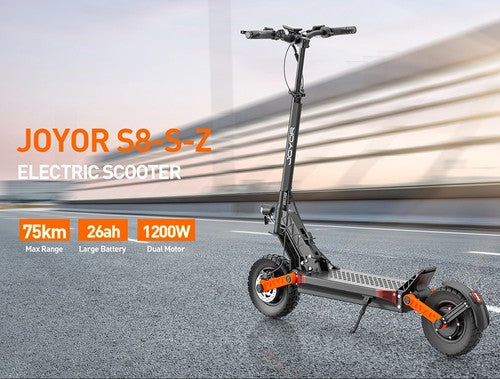 Joyor S8-S-Z elektriline tõukeratas suunatuledega 600W*2