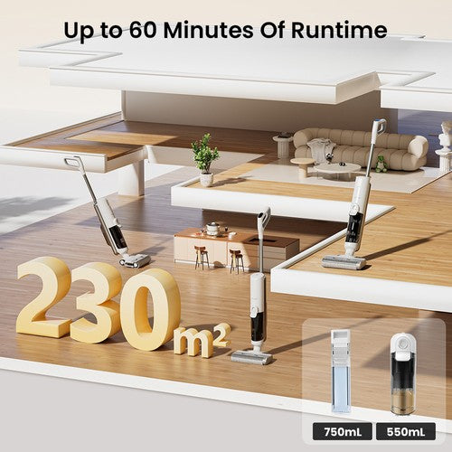 Proscenic F10 Ultra 3-ühes juhtmeta märg- ja kuivtolmuimeja