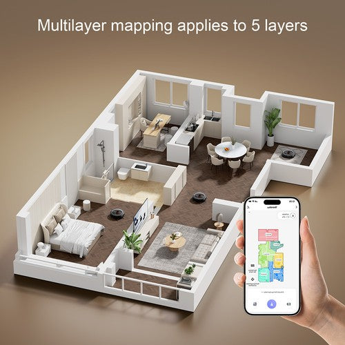 Teendow D10S robottolmuimeja LDS nutika navigatsiooniga