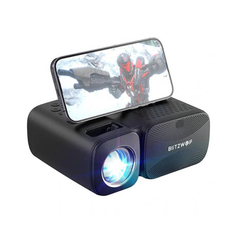 BlitzWolf BW-V3 mini LED-valgusti/projektor, WiFi + Bluetooth