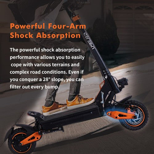 GELEIPU Z1 Pro Electric Scooter 1200W*2, 52V 20Ah