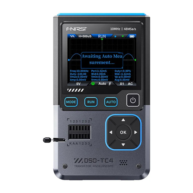 Portable 3-in-1 mini oscilloscope FNIRSI DSO-TC4