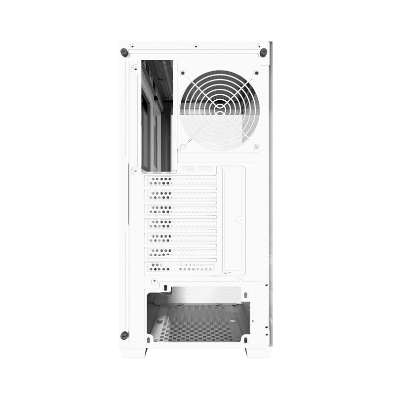Darkflash DS900W computer case without fans (White)