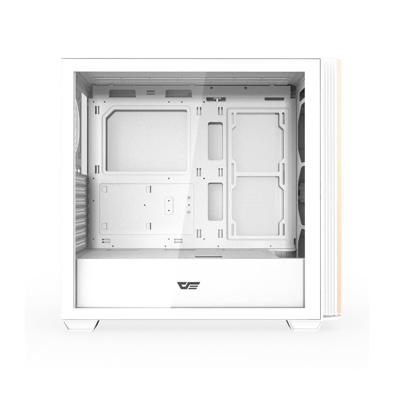 Darkflash DS900WS ATX computer case without fans (White)