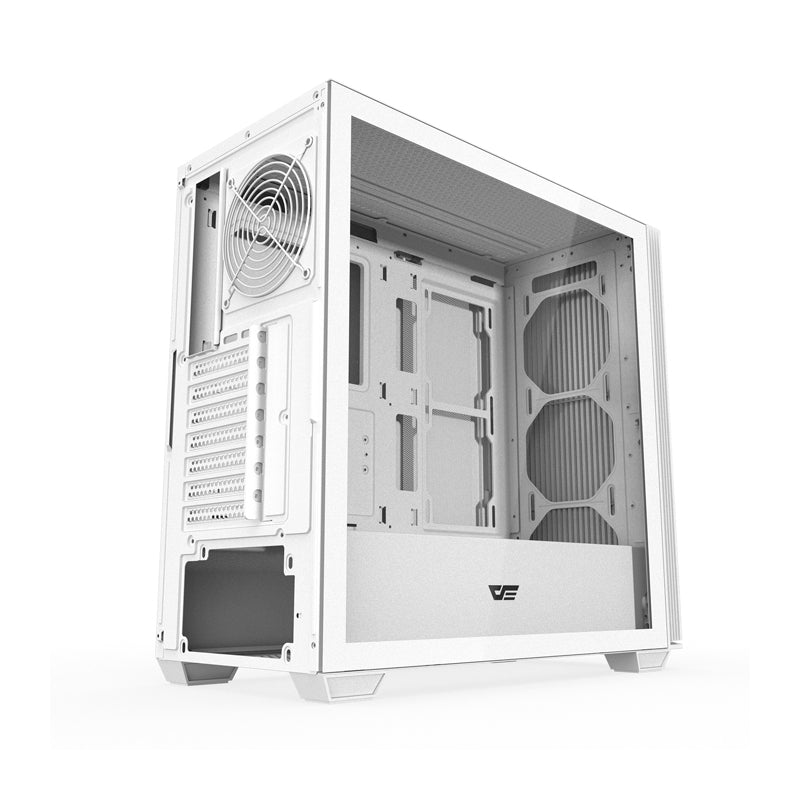 Darkflash DS900WS ATX computer case without fans (White)
