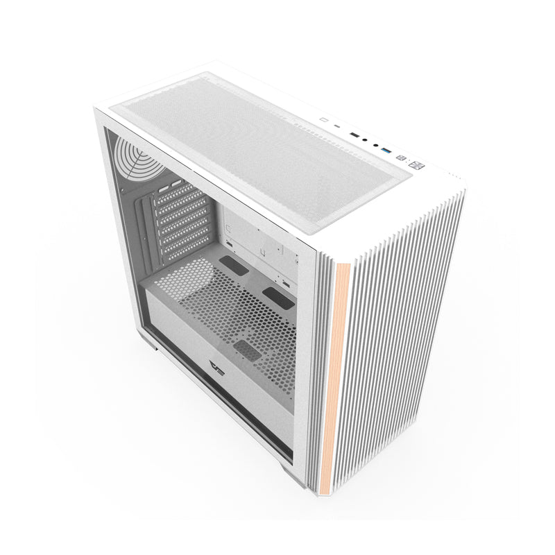 Darkflash DS900WS ATX computer case without fans (White)