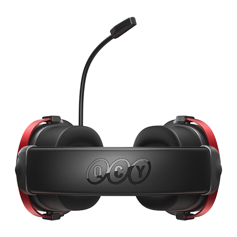QCY Heroad VN200 Gaming Headphones (Black and Red)