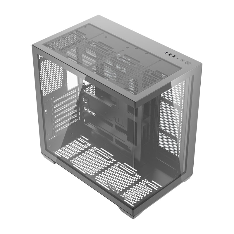 DarkFlash C280 computer case (black) + 7 fans