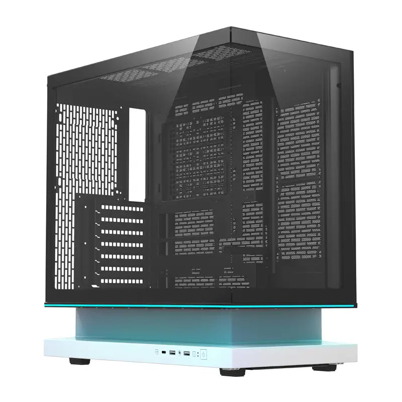 DarkFlash F1 ATX Computer Case + 6 Fans (White)