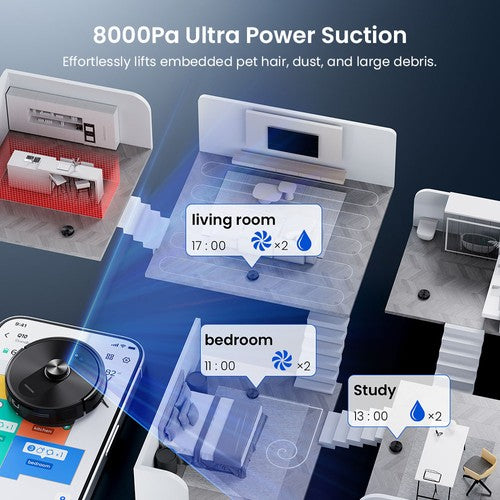 Proscenic Q10 robottolmuimeja 8000 Pa