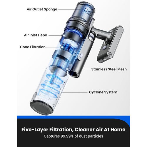 Proscenic P11 juhtmeta tolmuimeja 35 kPa