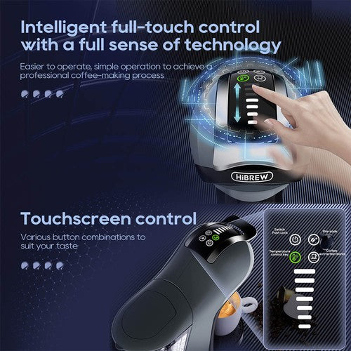 HiBREW H17 4-ühes kapslikohvimasin, külma ja kuuma kohvi valmistamine, 20 baari