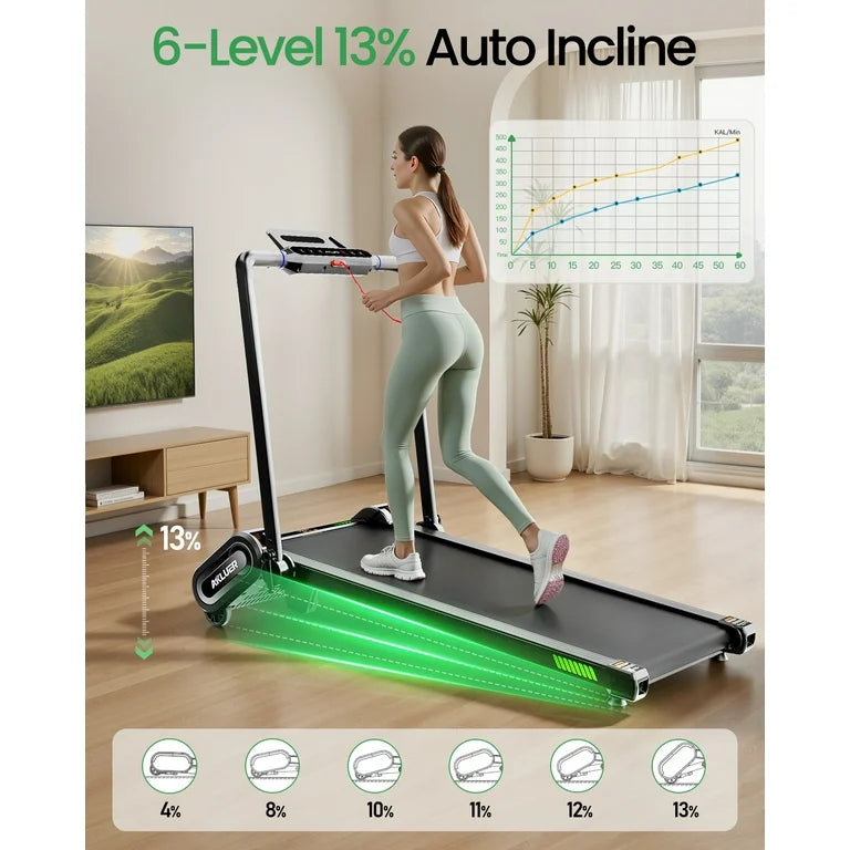 AKLUER H1-B jooksulint 13% automaatse kaldega, 1-13km/h