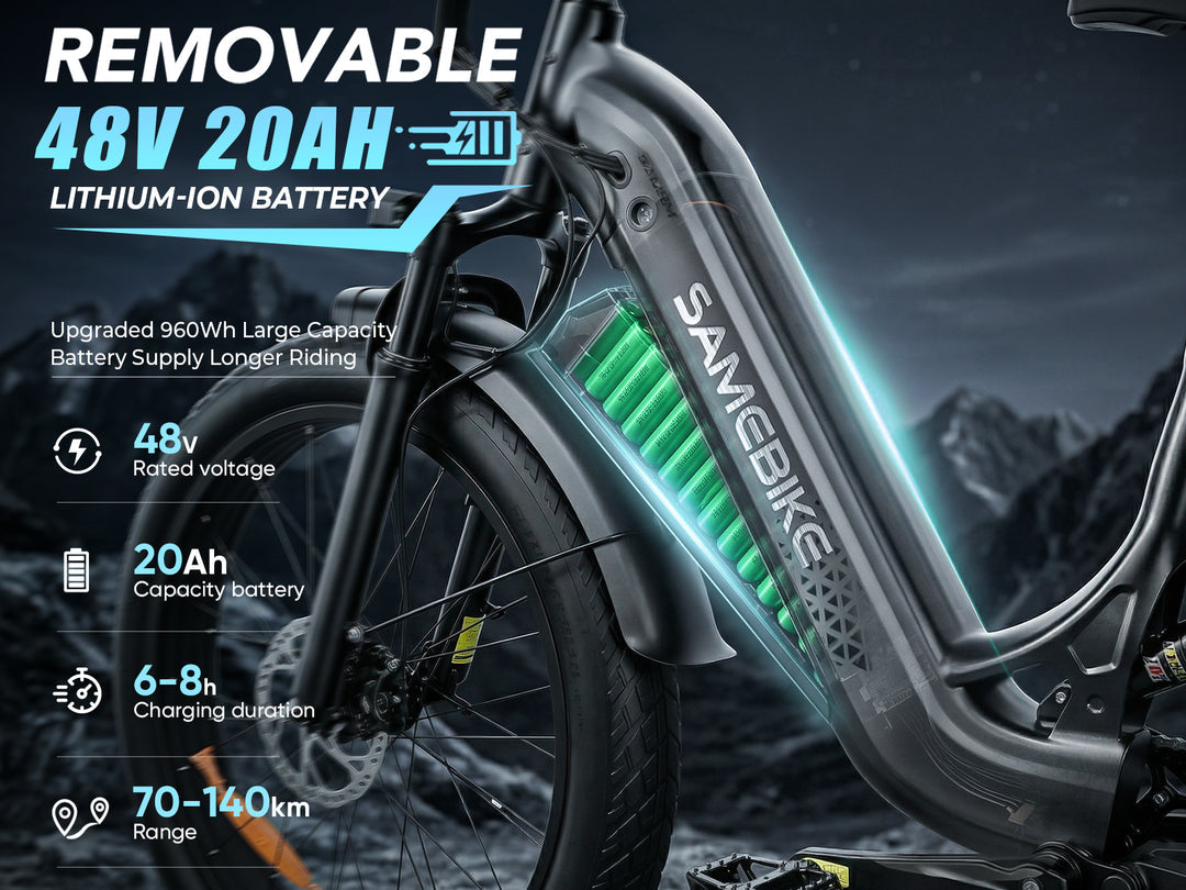SAMEBIKE CREST elektriline jalgratas 1000W