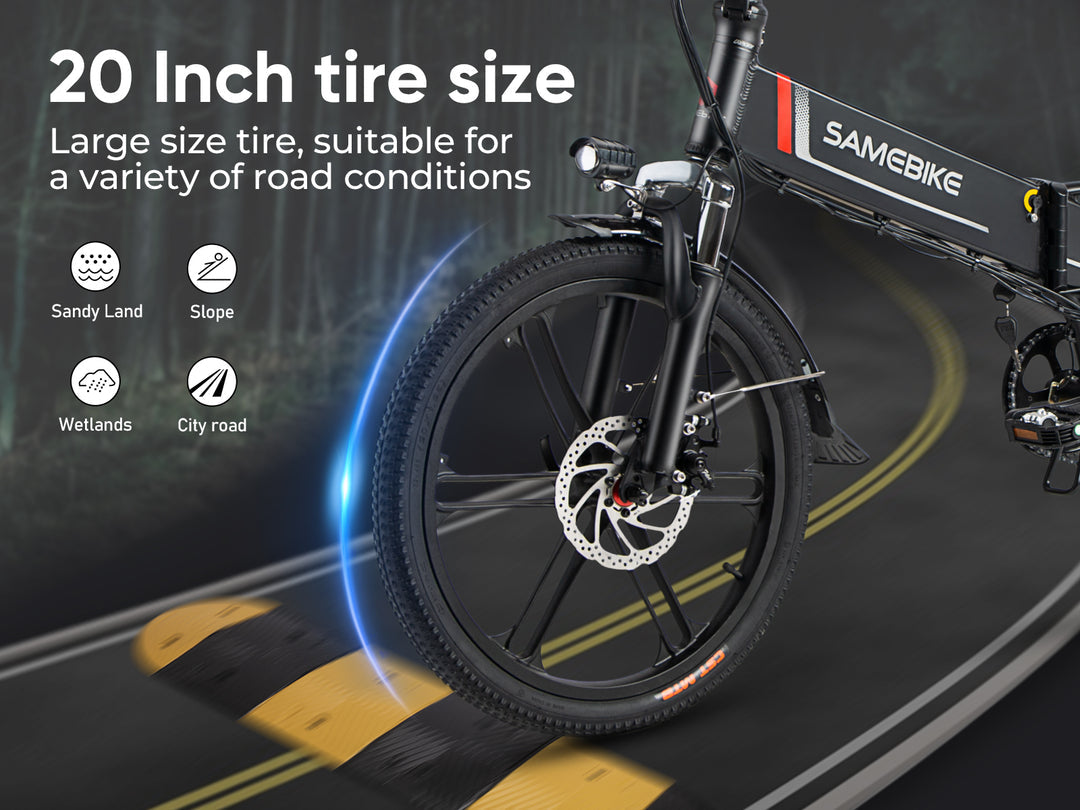 SAMEBIKE 20LVXD30-II kokkupandav elektrijalgratas