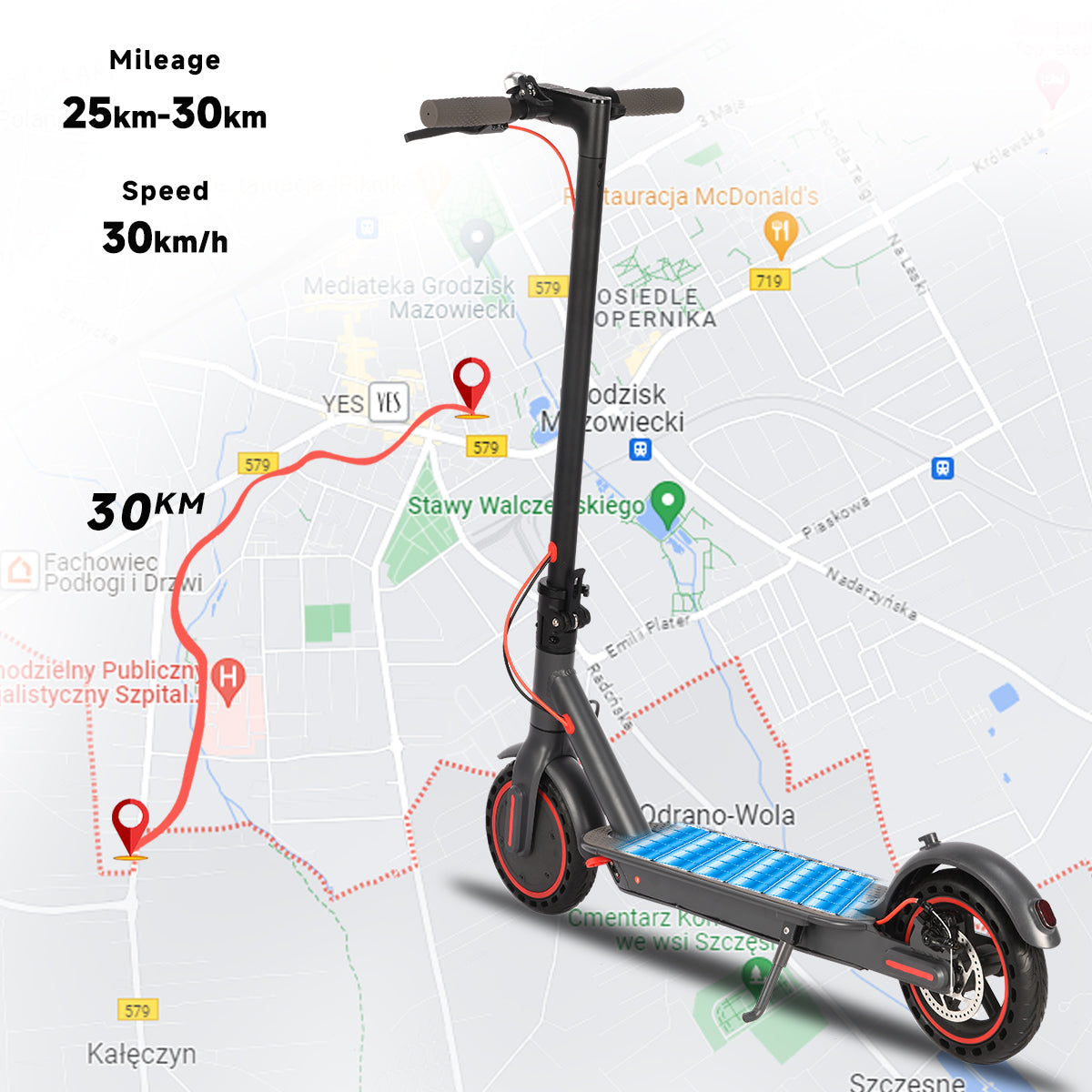 SUNNIGOO N7PRO | 350 W kokkupandav elektriline tõukeratas
