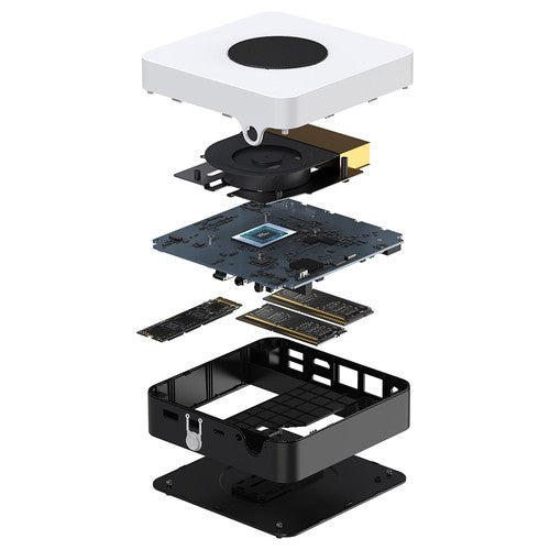 CHUWI LarkBox X miniarvuti, Intel N150 4-tuumaline protsessor, maksimaalselt 3,6 GHz, 16 GB muutmälu, 512 GB salvestusruumi