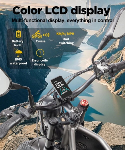 RANDRIDE DM711 elektrijalgratas, 1000W*2 mootor, 48V 20Ah