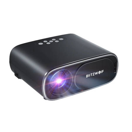BlitzWolf BW-V4 1080p LED-valgus/projektor, Wi-Fi + Bluetooth