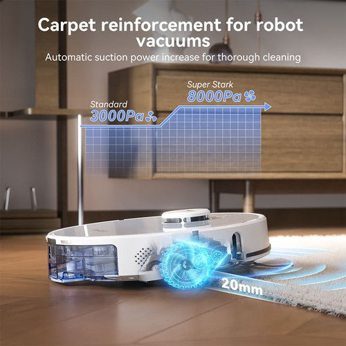 Tesvor S8 Max robottolmuimeja 8000 Pa