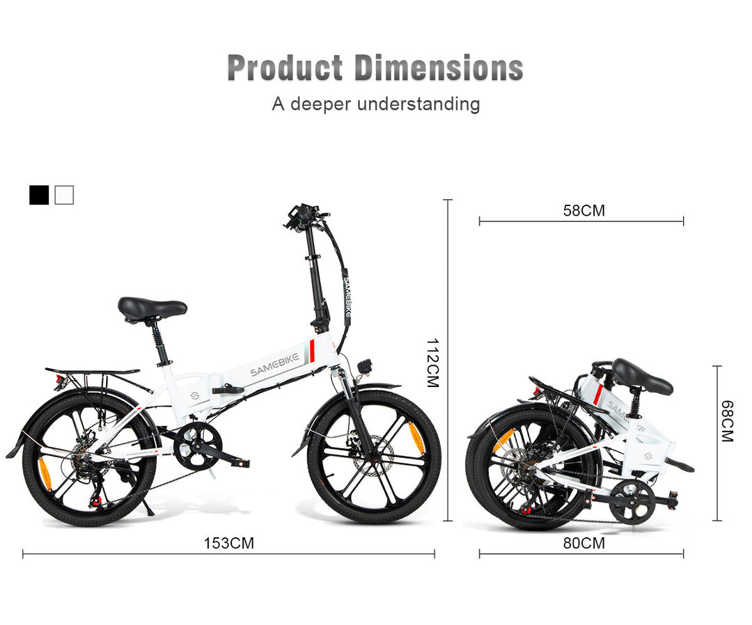 SAMEBIKE 20LVXD30-II kokkupandav elektrijalgratas