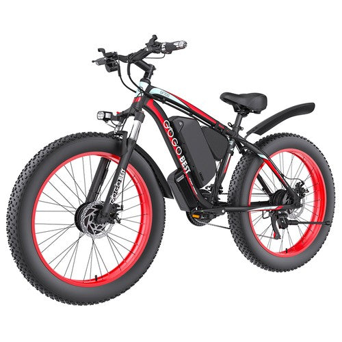 GOGOBEST GF700 elektriratas, 2*500W topeltmootoriga, 48V 18.2Ah