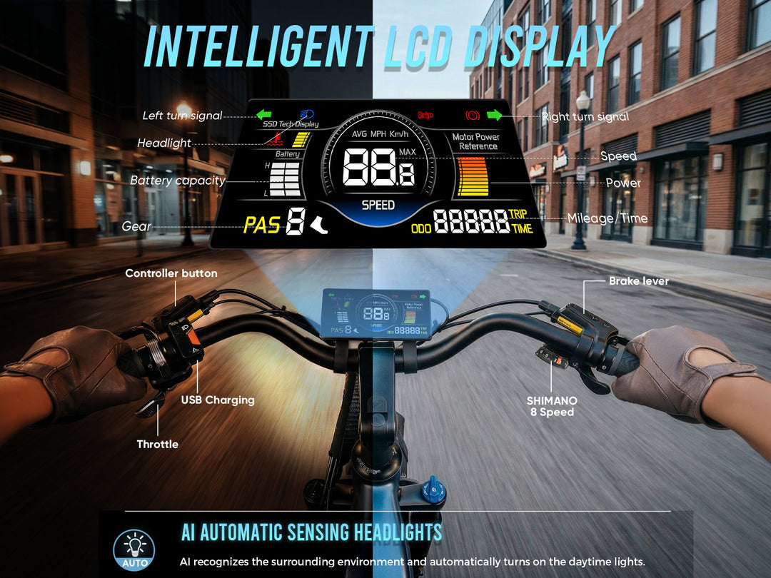SAMEBIKE CREST elektriline jalgratas 1000W