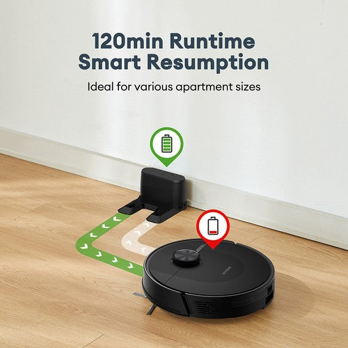 Ultenic D10 robot-tolmuimeja LiDAR-kiirkaardistusega 4000 Pa