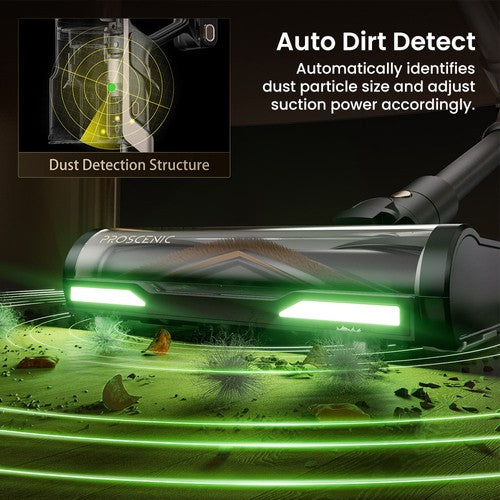 Proscenic P20 OnePass juhtmeta tolmuimeja 70000Pa