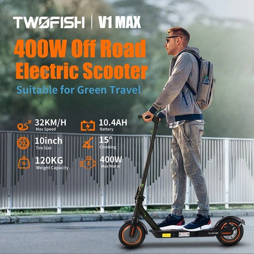 TWOFISH V1 MAX Elektriline Tõukeratas 400W