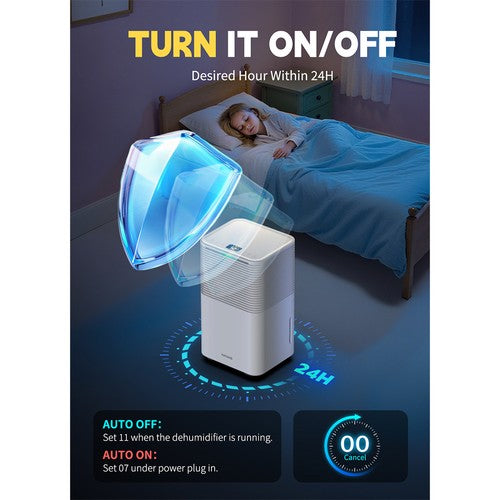 HUMILABS 12 l õhukuivati ​​2 l veepaagiga