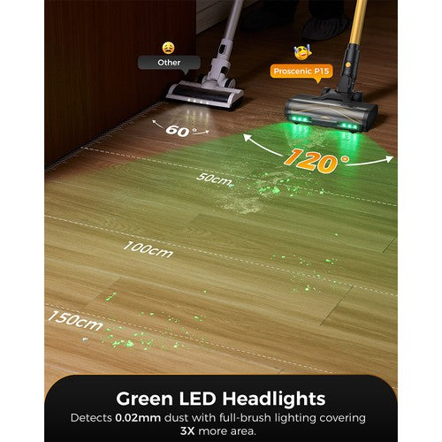 Proscenic P15 juhtmevaba tolmuimeja 50 kPa