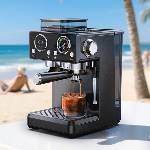 HiBREW H20 kohvimasin kahekordse kuuma ja külma kohvi valmistamisega, 20 baari