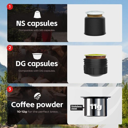 HIBREW H4C kaasaskantav espressomasin