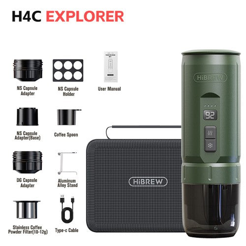 HIBREW H4C kaasaskantav espressomasin