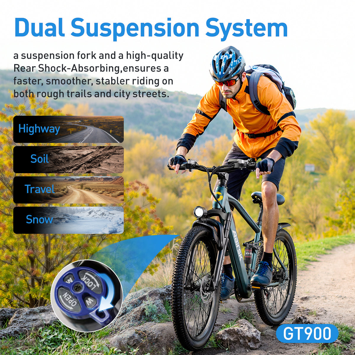 Aairsk GT900 Elektrijalgratas 400W mootor 36V13Ah