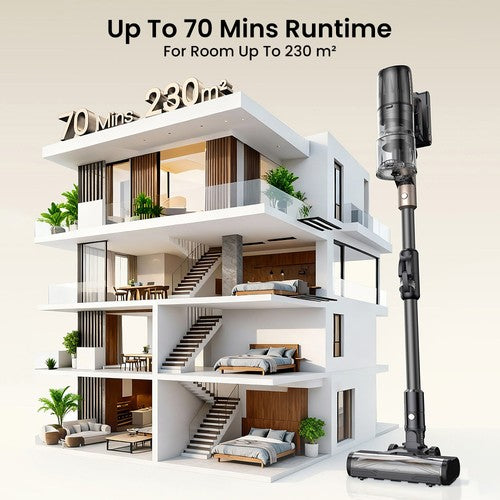 Proscenic P20 OnePass juhtmeta tolmuimeja 70000Pa